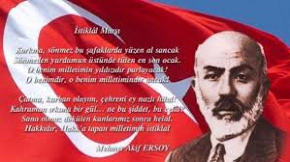 12 Mart İstiklal Marşının Kabulü ve Mehmet Akif ERSOY ´u Anma Günü
