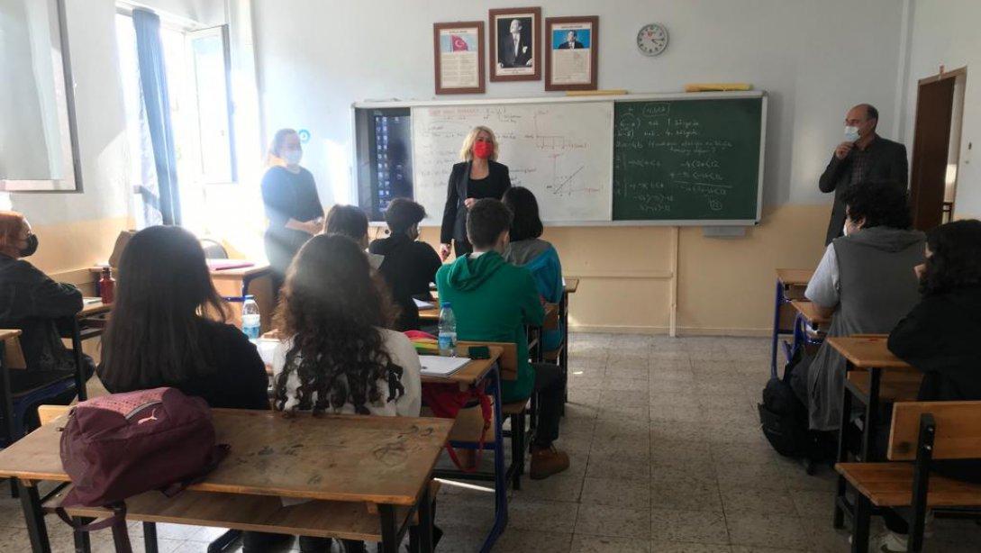 İlçe Milli Eğitim Müdürümüz Arzu Günaydın Mehmet Seyfi Eraltay Anadolu Lisemizi ziyaret etti.