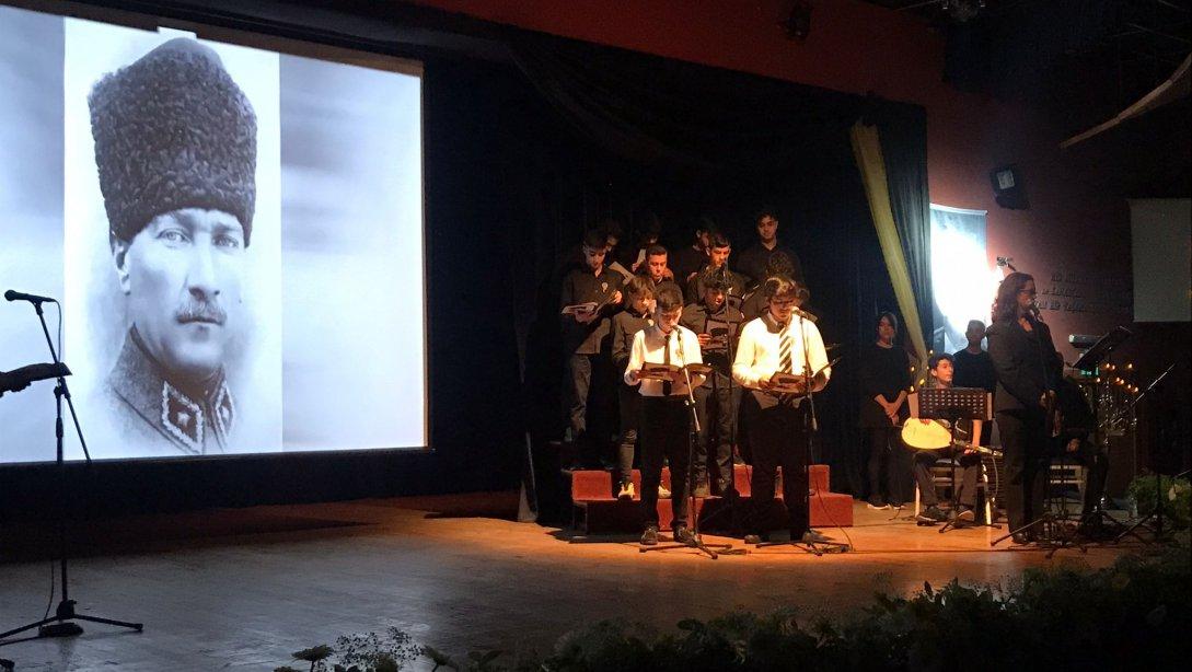 10 Kasım Atatürk'ü Anma Günü Programı, Narlıdere İlçe Milli Eğitim Müdürlüğü koordinesinde ,  Atatürk Kültür Merkezi'nde gerçekleşti.