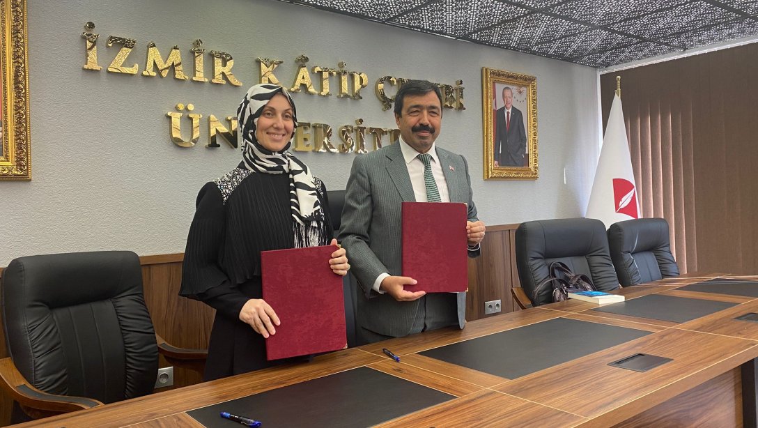 İlçe Millî Eğitim Müdürlüğümüz ile İzmir  Katip Çelebi Üniversitesi arasında iş birliği protokolü imzalandı.