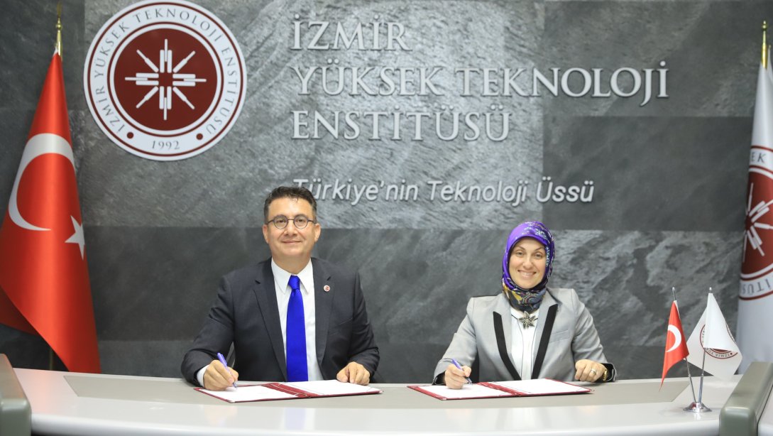 İlçe Millî Eğitim Müdürlüğümüz ile  İzmir Yüksek Teknoloji Enstitüsü arasında iş birliği protokolü imzalandı.